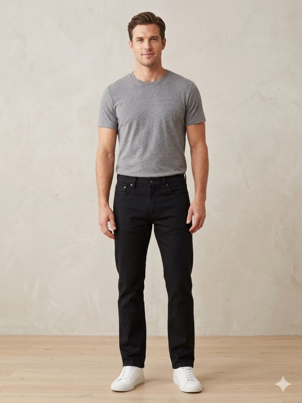 Levis 502 Mens Jeans Red Tag 33x30 Black Tapered Denim 2017 Actual W 34 L 28.5